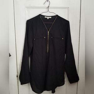 Speed Limit Women's Black Long Sleeve Blouse